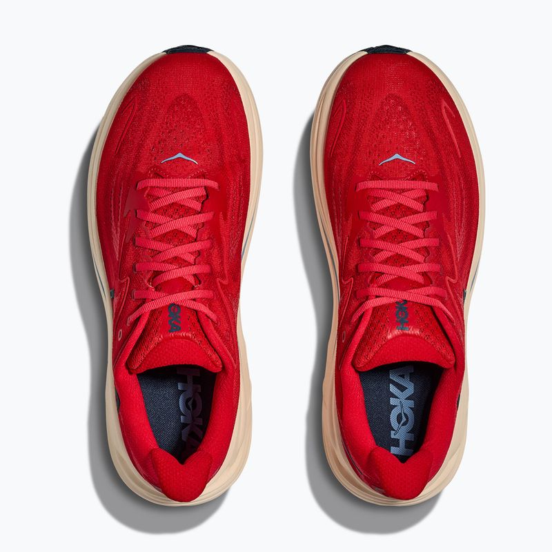 Vyriški bėgimo batai Hoka Clifton 10 vermillion/varsity navy 8