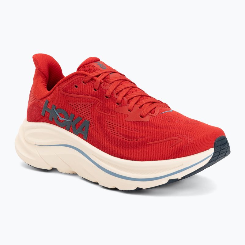 Vyriški bėgimo batai Hoka Clifton 10 vermillion/varsity navy