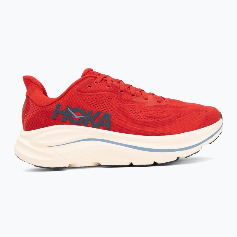 Vyriški bėgimo batai Hoka Clifton 10 vermillion/varsity navy 2