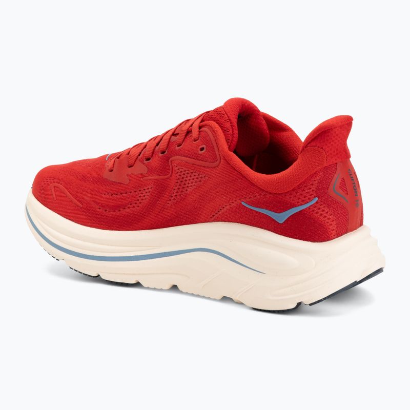 Vyriški bėgimo batai Hoka Clifton 10 vermillion/varsity navy 3