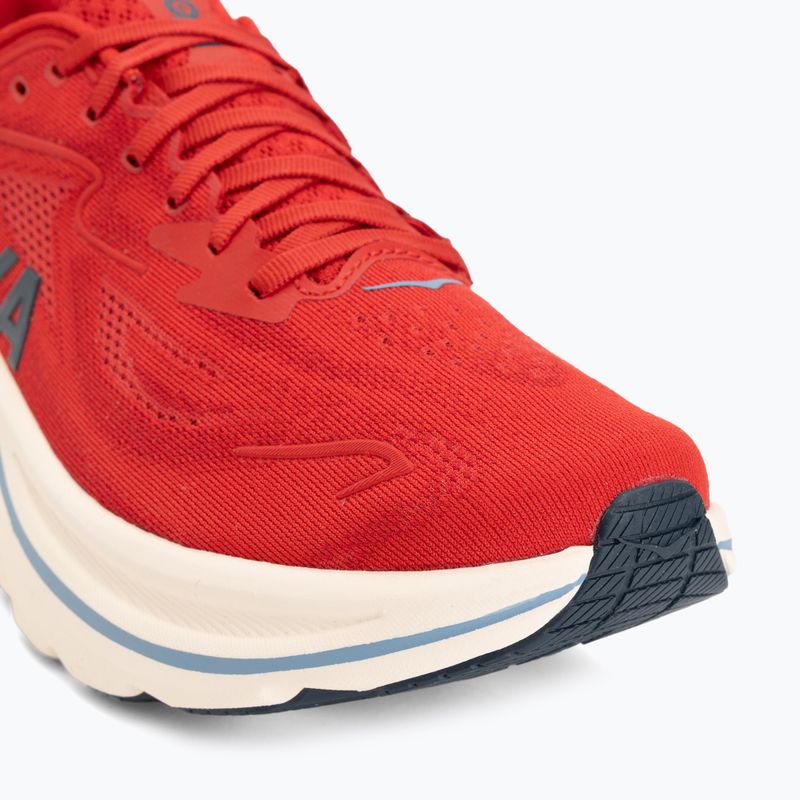 Vyriški bėgimo batai Hoka Clifton 10 vermillion/varsity navy 7