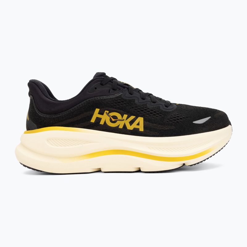 Vyriški bėgimo batai Hoka Bondi 9 carbon black/yellow gold 2