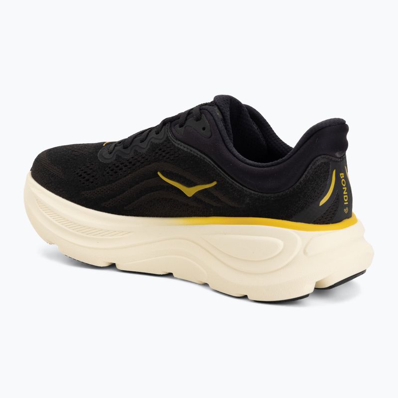 Vyriški bėgimo batai Hoka Bondi 9 carbon black/yellow gold 3