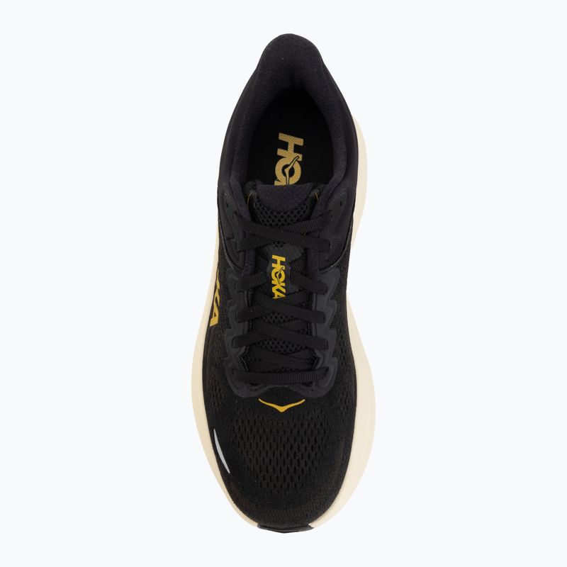 Vyriški bėgimo batai Hoka Bondi 9 carbon black/yellow gold 5