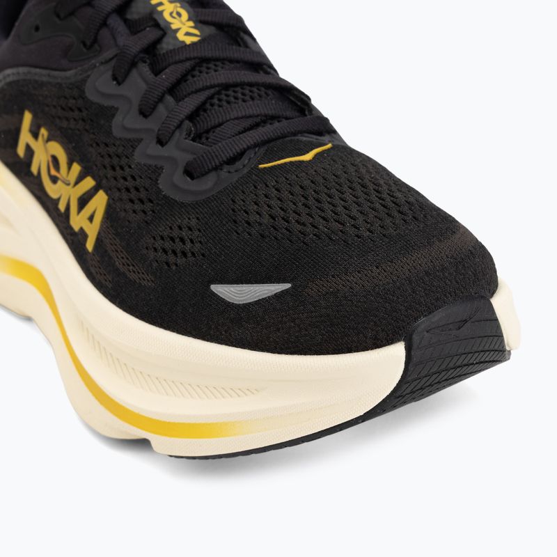 Vyriški bėgimo batai Hoka Bondi 9 carbon black/yellow gold 7