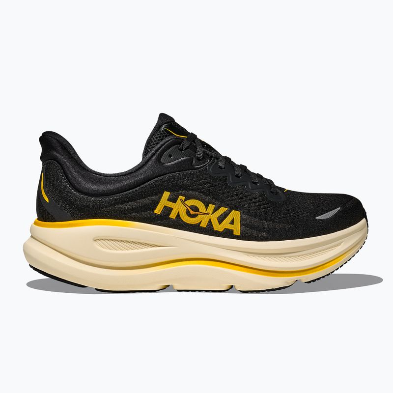 Vyriški bėgimo batai Hoka Bondi 9 carbon black/yellow gold 2