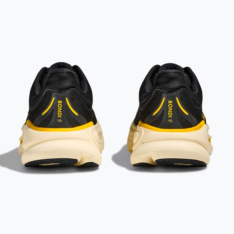 Vyriški bėgimo batai Hoka Bondi 9 carbon black/yellow gold 6