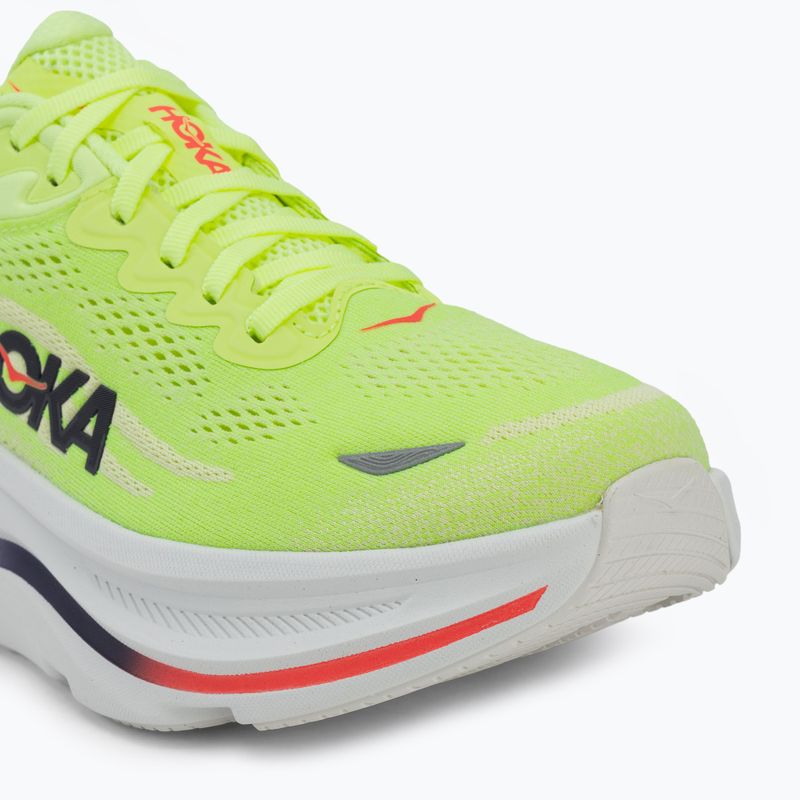 Vyriški bėgimo batai HOKA Bondi 9 Wide neon yuzu/sunlight 7