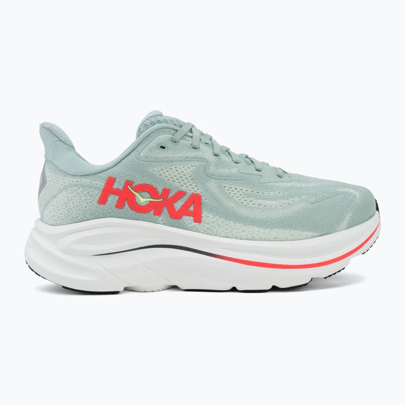 Vyriški bėgimo batai HOKA Clifton 10 Wide sage/neon flame 2