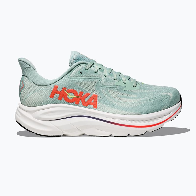 Vyriški bėgimo batai HOKA Clifton 10 Wide sage/neon flame 3