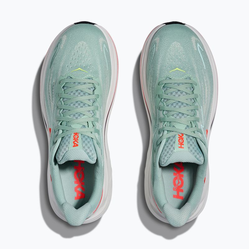 Vyriški bėgimo batai HOKA Clifton 10 Wide sage/neon flame 7