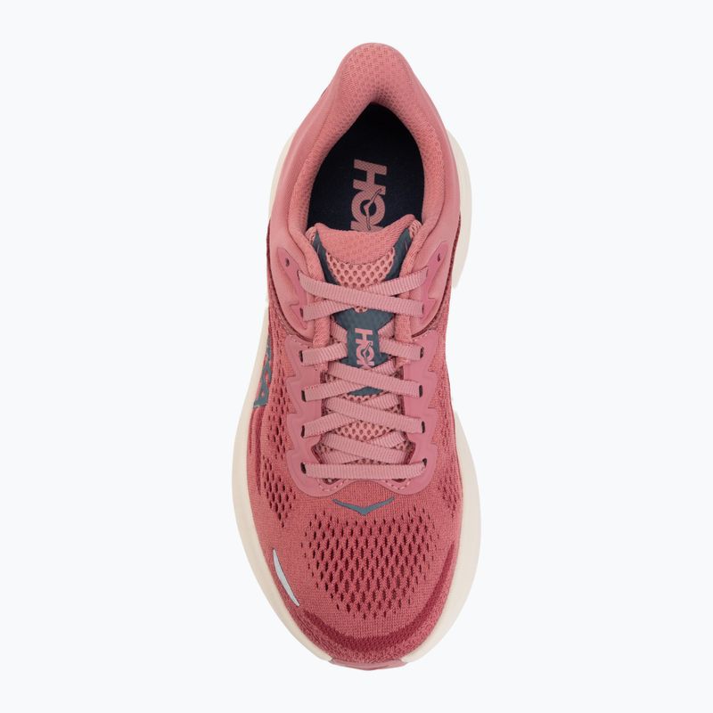 Moteriški bėgimo bateliai HOKA Bondi 9 Wide lingonberry/cranberry 5