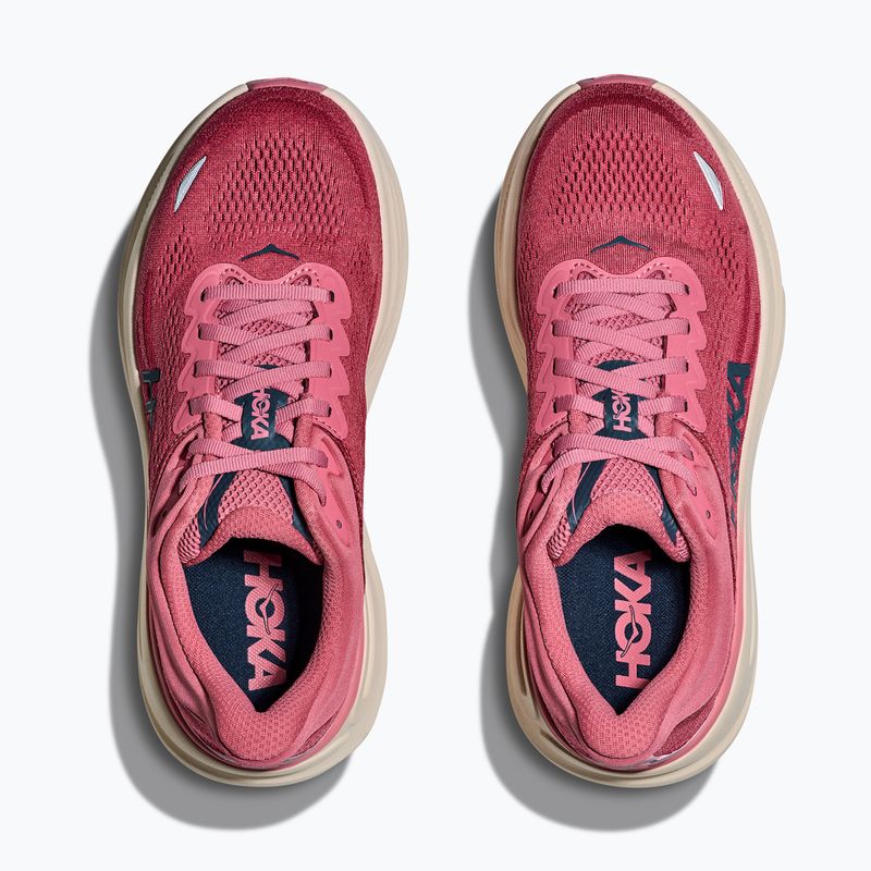 Moteriški bėgimo bateliai HOKA Bondi 9 Wide lingonberry/cranberry 7