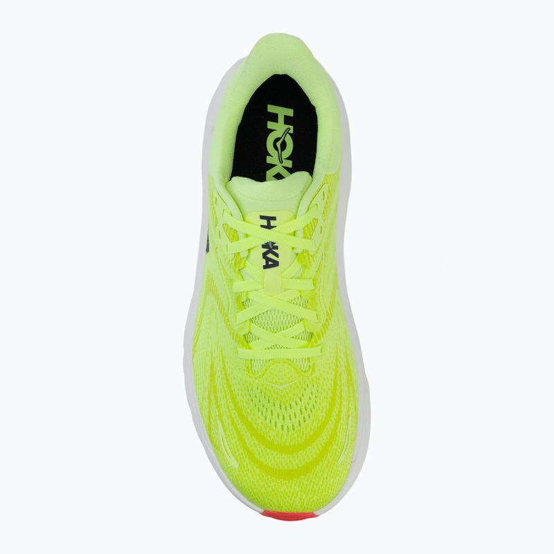Vyriški bėgimo batai HOKA Arahi 8 Wide neon yuzu/neon flame 5