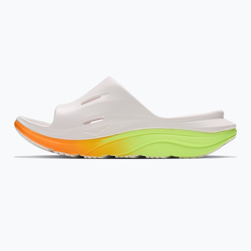 Šlepetės HOKA Ora Recovery Slide 3 white/neon yuzu 3