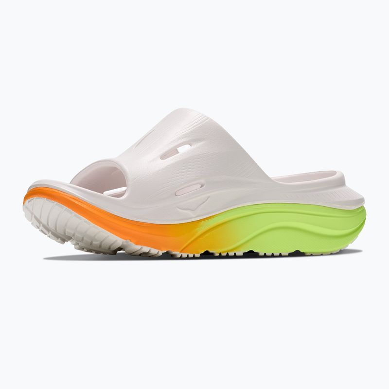 Šlepetės HOKA Ora Recovery Slide 3 white/neon yuzu 4