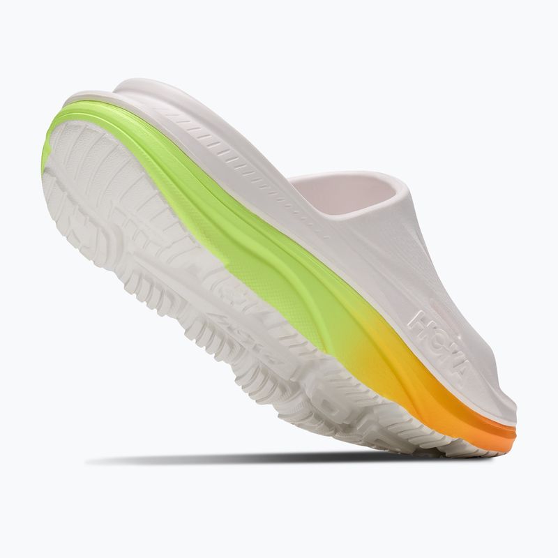Šlepetės HOKA Ora Recovery Slide 3 white/neon yuzu 5