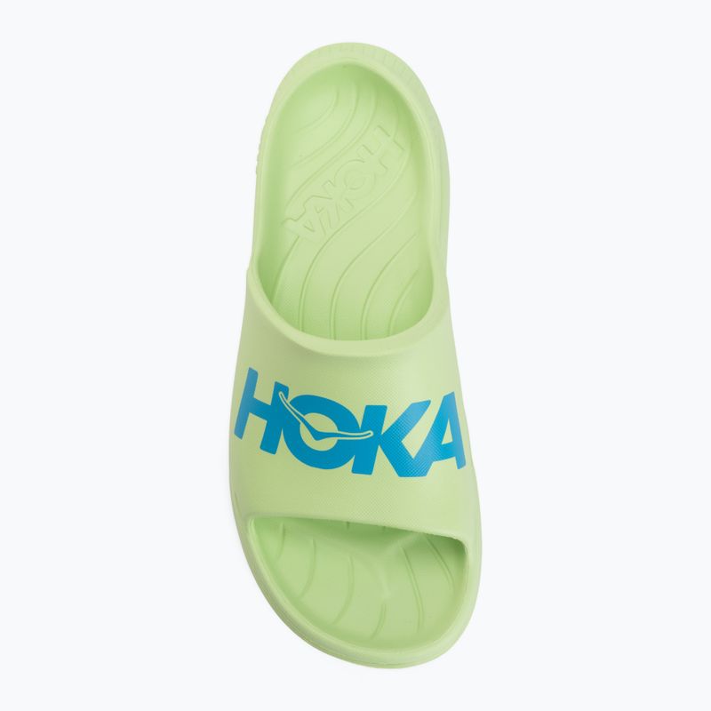 Šlepetės HOKA Ora Athletic tart apple/skyward blue 5