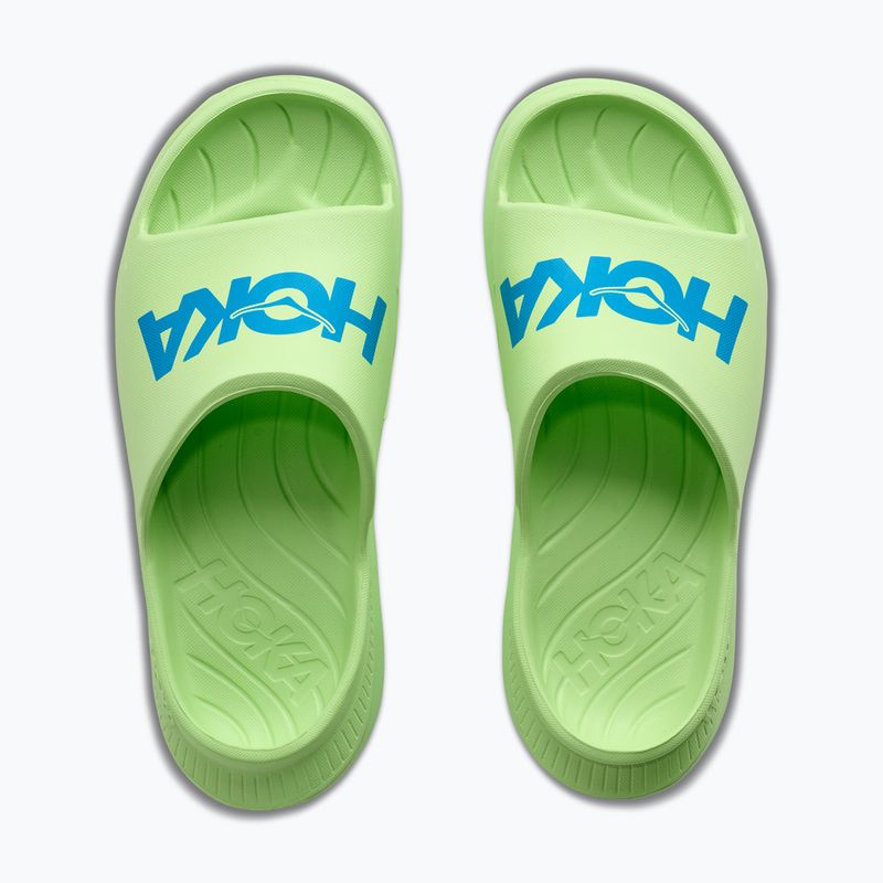 Šlepetės HOKA Ora Athletic tart apple/skyward blue 7