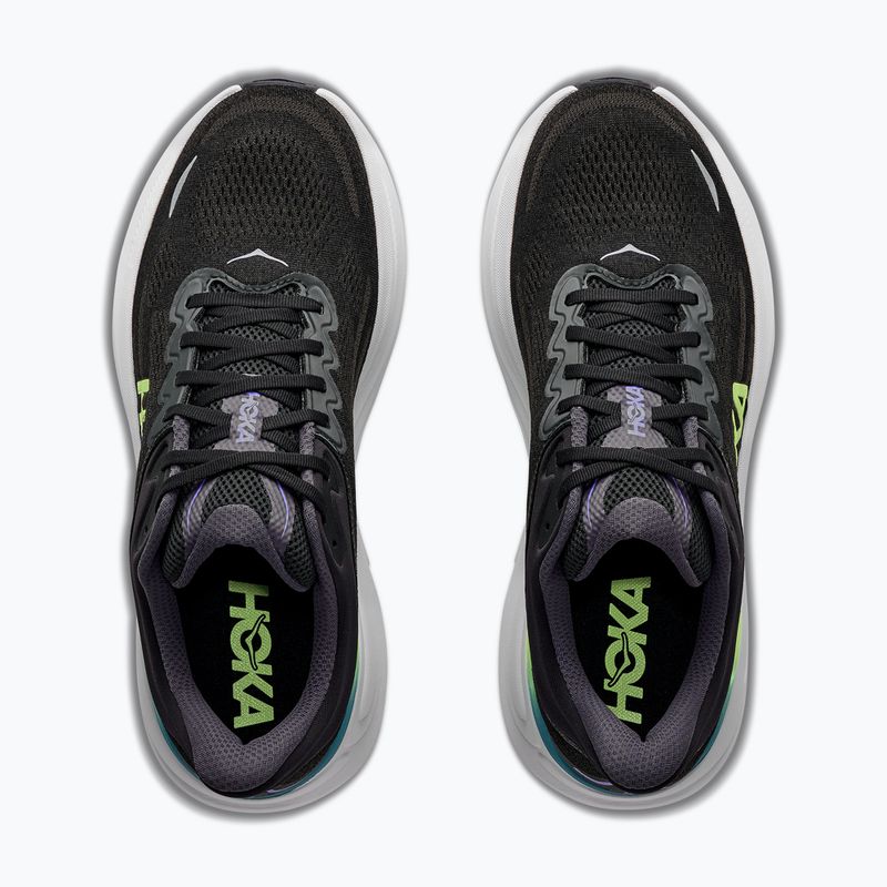 Vyriški bėgimo batai HOKA Bondi 9 black/neon yuzu 5