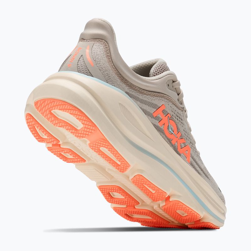 Moteriški bėgimo batai HOKA Bondi 9 Wide river rock grey/mineral ore 3
