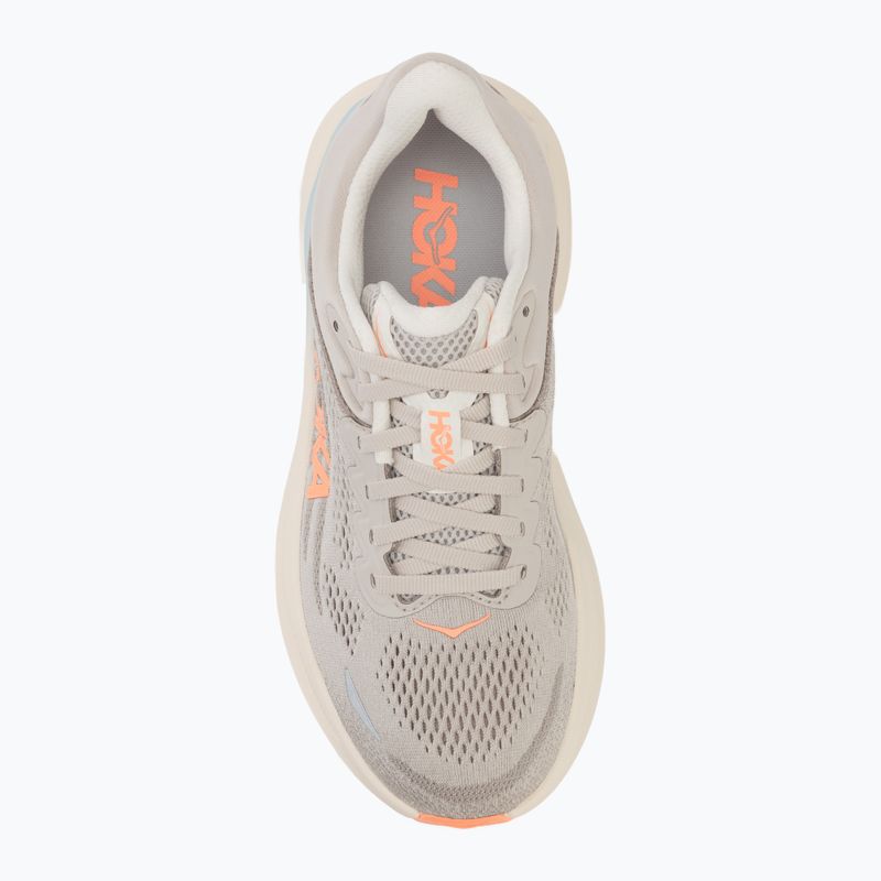 Moteriški bėgimo batai HOKA Bondi 9 Wide river rock grey/mineral ore 5
