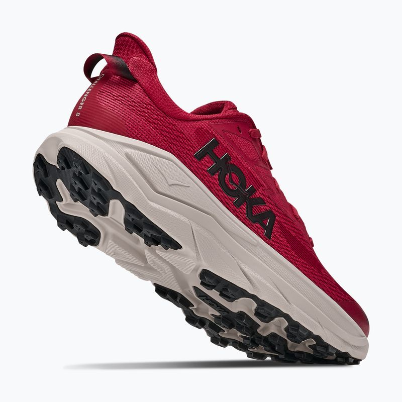 Vyriški bėgimo batai HOKA Challenger 8 red agate/river rock grey 3