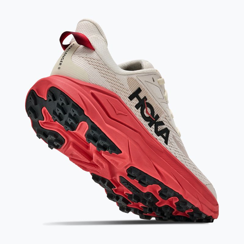 Moteriški bėgimo batai HOKA Challenger 8 alabaster/burnt red 3