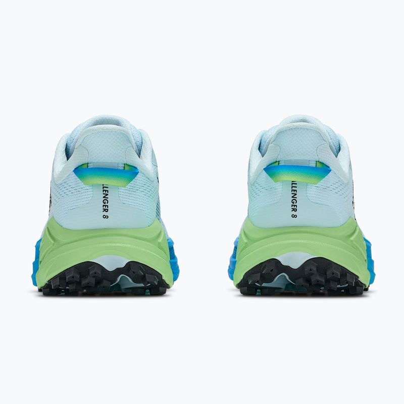 Moteriški bėgimo batai HOKA Challenger 8 glimmering blue/tart apple 4