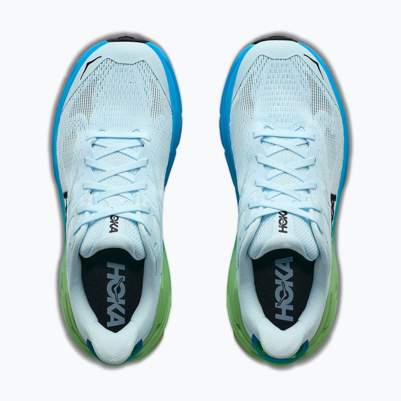 Moteriški bėgimo batai HOKA Challenger 8 glimmering blue/tart apple 5