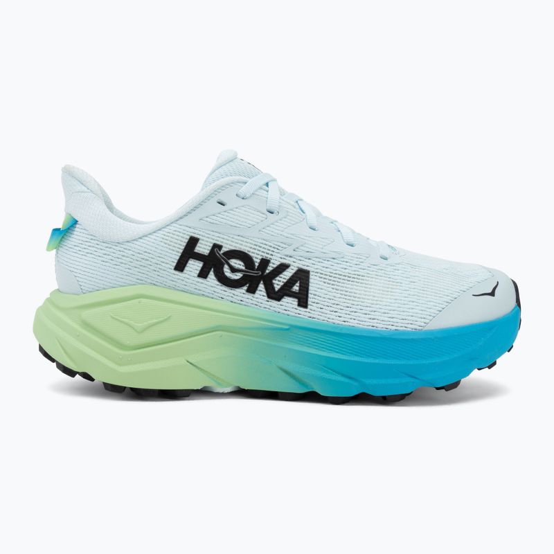 Moteriški bėgimo batai HOKA Challenger 8 glimmering blue/tart apple 2