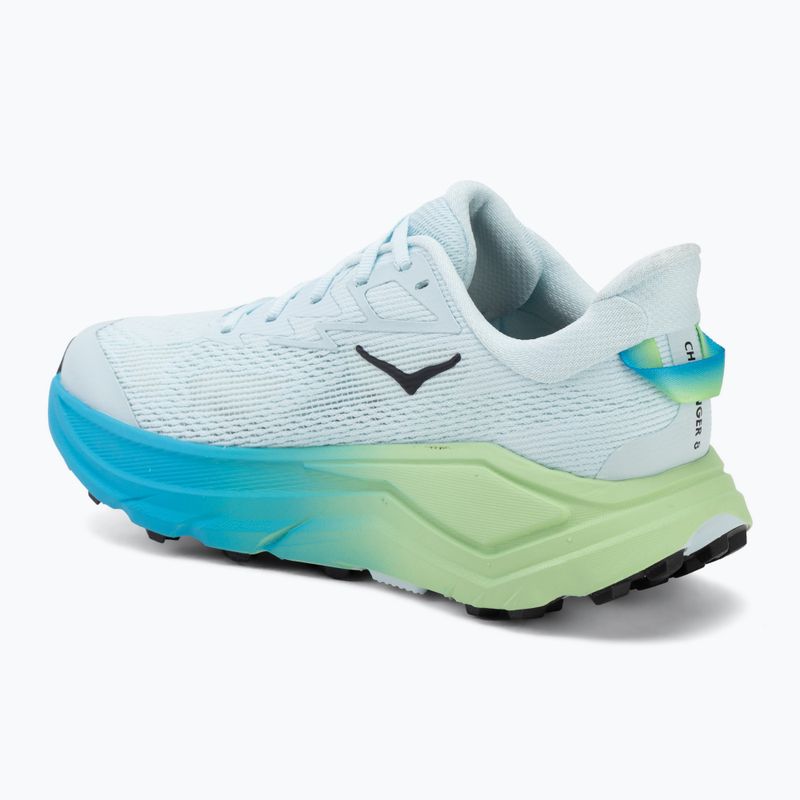 Moteriški bėgimo batai HOKA Challenger 8 glimmering blue/tart apple 3