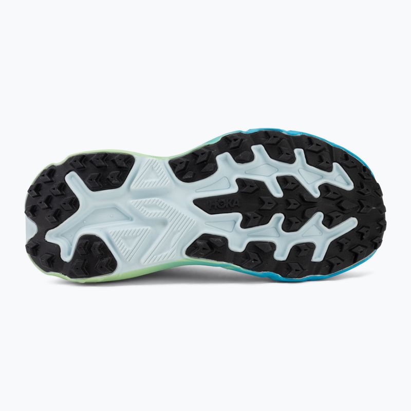 Moteriški bėgimo batai HOKA Challenger 8 glimmering blue/tart apple 4