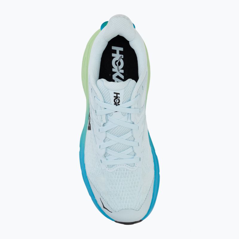 Moteriški bėgimo batai HOKA Challenger 8 glimmering blue/tart apple 5