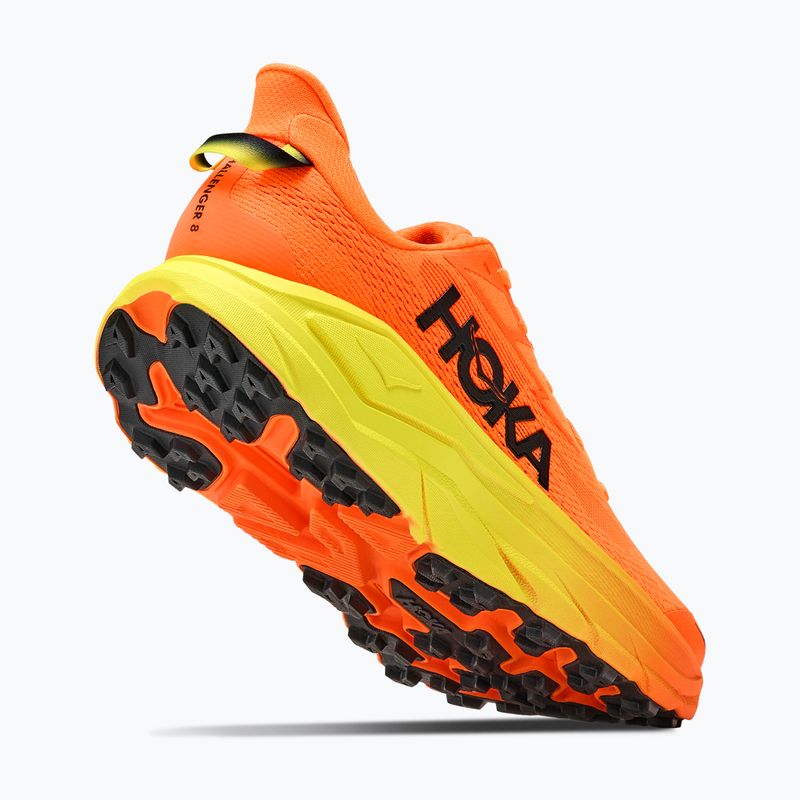 Vyriški bėgimo batai HOKA Challenger 8 Wide neon tangerine/hoka citrus 3