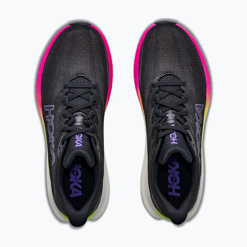 Vyriški bėgimo batai HOKA Mach X 3 black/neon nebula 8