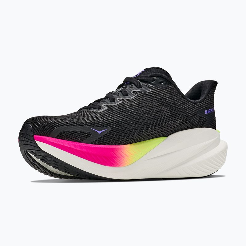 Moteriški bėgimo batai HOKA Mach X 3 black/neon nebula 4