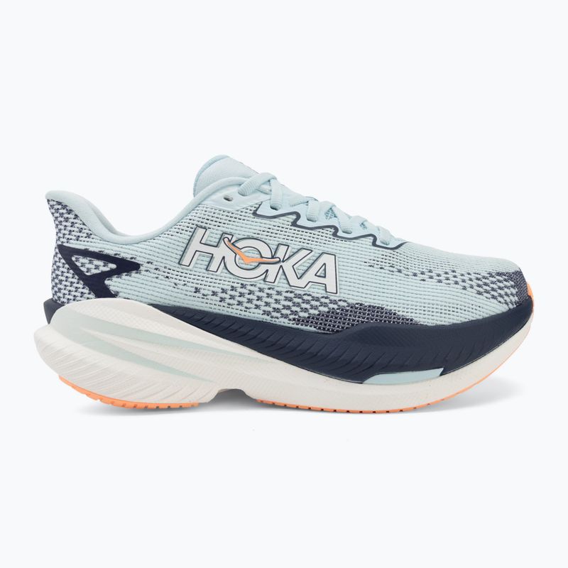 Moteriški bėgimo batai HOKA Mach X 3 glimmering blue/varsity navy 2