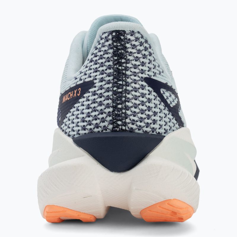 Moteriški bėgimo batai HOKA Mach X 3 glimmering blue/varsity navy 6