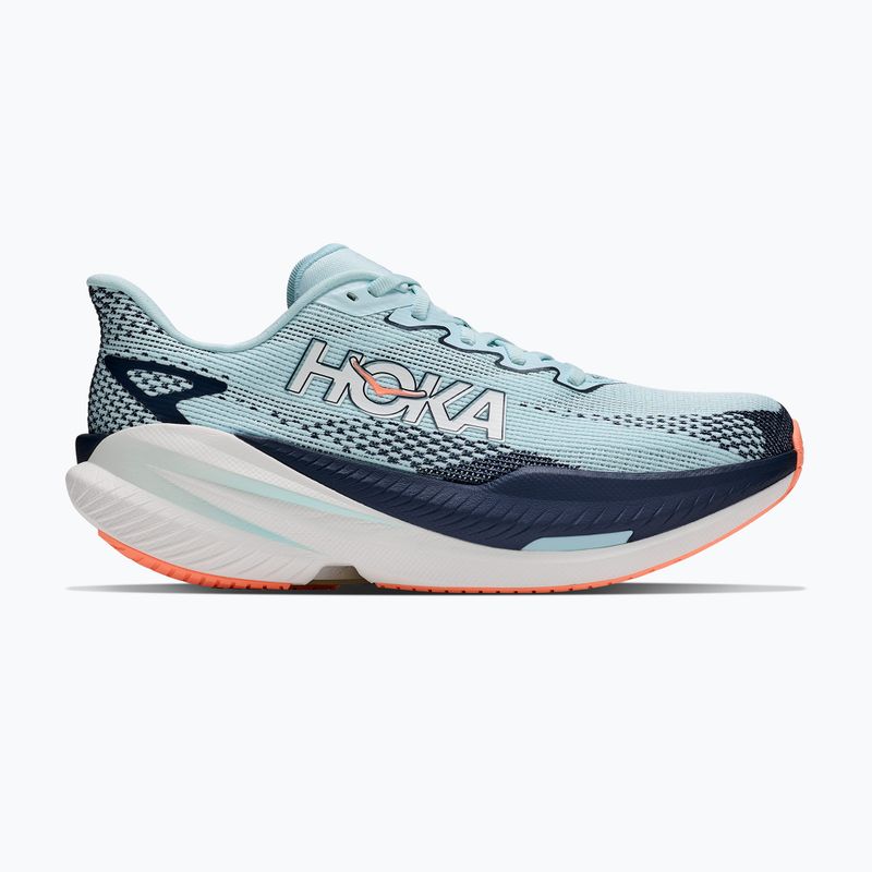 Moteriški bėgimo batai HOKA Mach X 3 glimmering blue/varsity navy 2