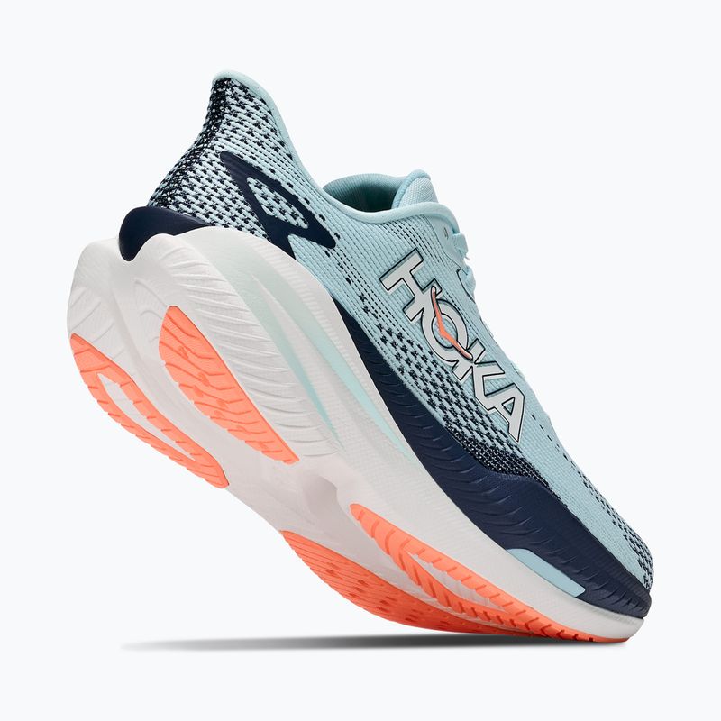 Moteriški bėgimo batai HOKA Mach X 3 glimmering blue/varsity navy 5