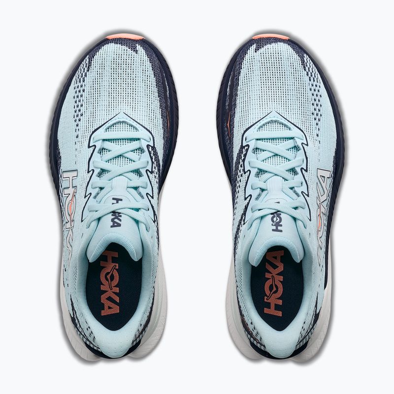 Moteriški bėgimo batai HOKA Mach X 3 glimmering blue/varsity navy 8