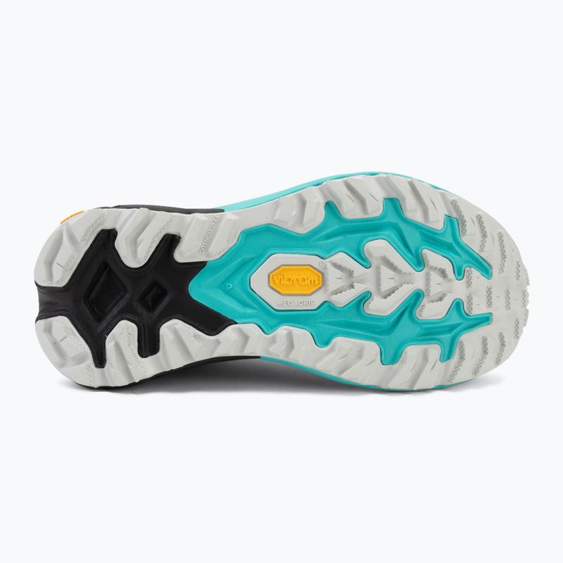 Moteriški bėgimo batai HOKA Mafate 5 black/electric aqua 4