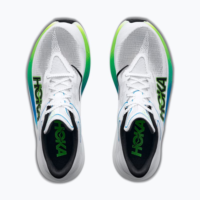 Bėgimo batai HOKA Rocket X 3 frost/electric lime 8