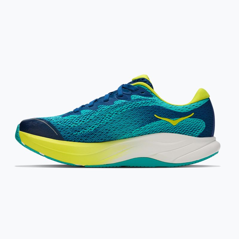 Vaikiški bėgimo bateliai HOKA Rincon 4 electric aqua/neon hoka citrus 3