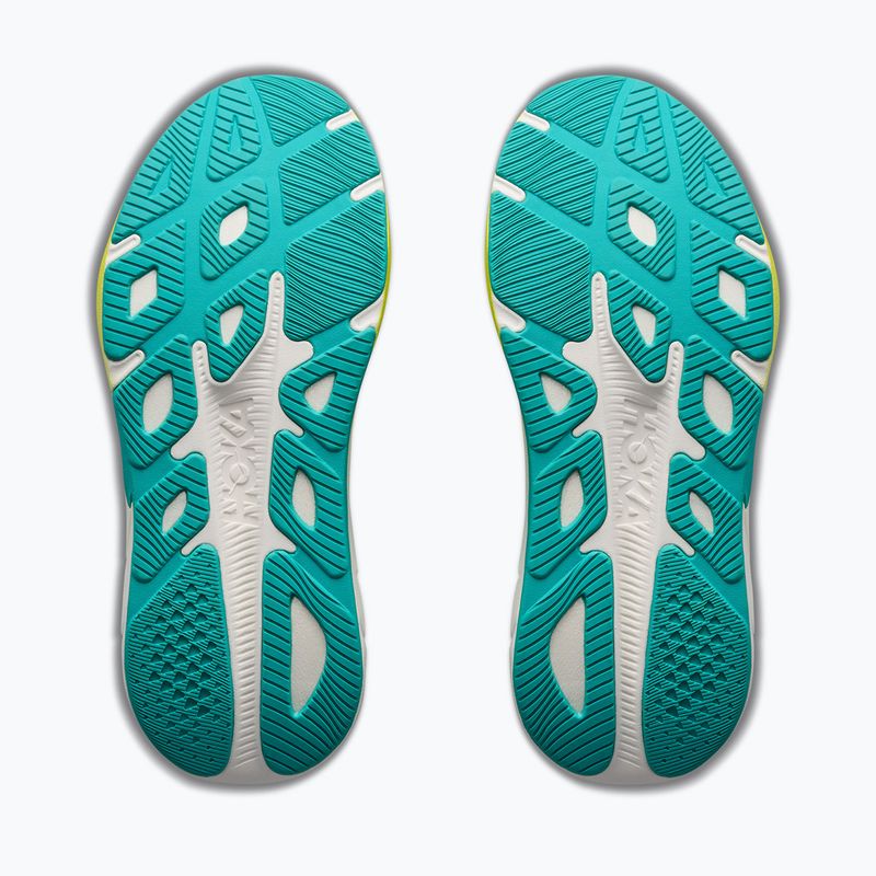 Vaikiški bėgimo bateliai HOKA Rincon 4 electric aqua/neon hoka citrus 7
