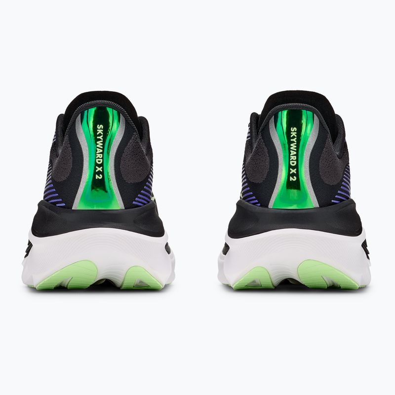 Vyriški bėgimo batai HOKA Skyward X 2 carbon black/neon nebula 6