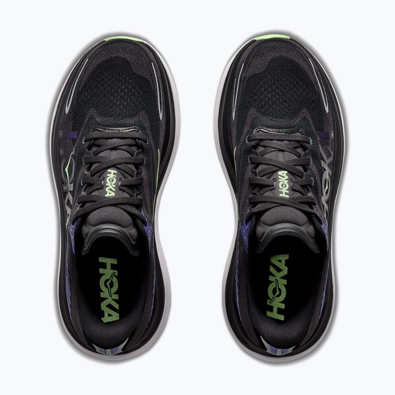 Vyriški bėgimo batai HOKA Skyward X 2 carbon black/neon nebula 8
