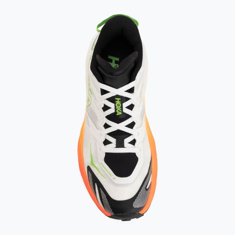 Vyriški bėgimo batai HOKA Speedgoat 7 frost/neon tangerine 5