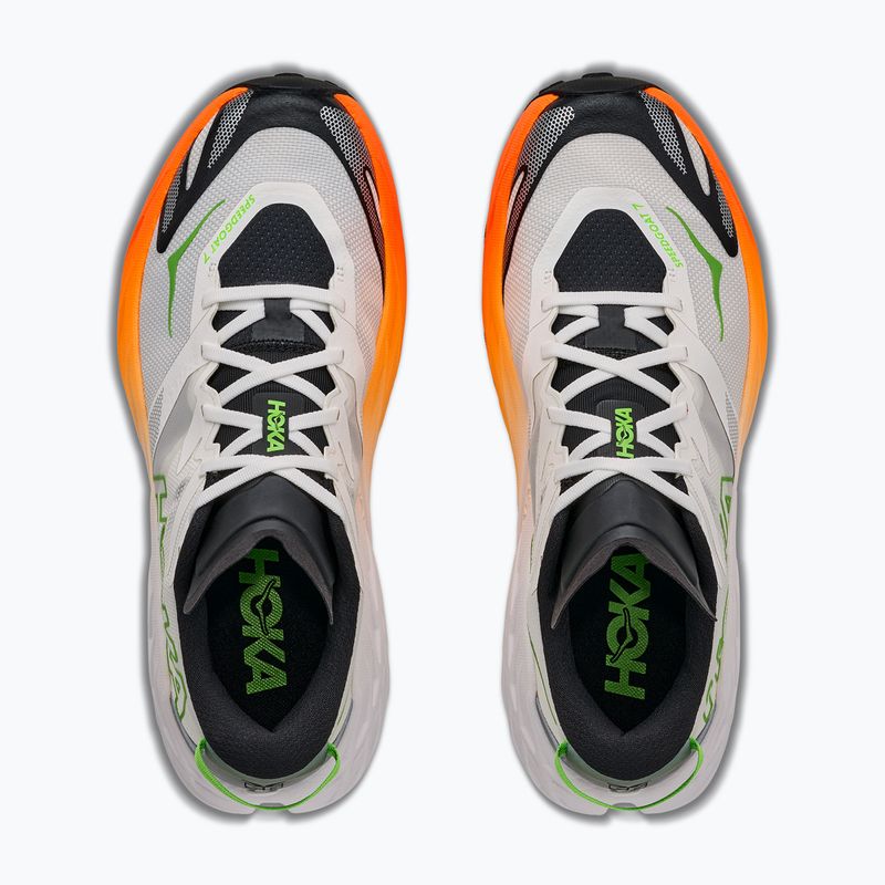 Vyriški bėgimo batai HOKA Speedgoat 7 frost/neon tangerine 8